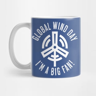 Global Wind Day Fan Pun Mug
